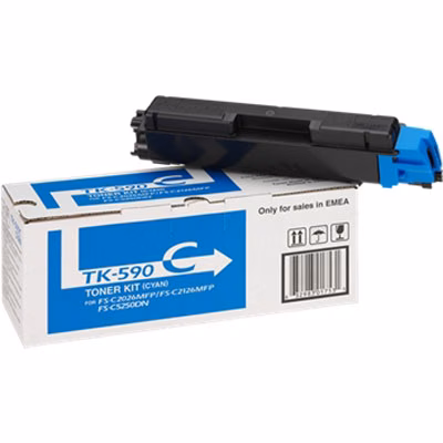 Immagine di Toner Laser KYOCERA TK-590C 1T02KVCNL0 ciano 5000 copie