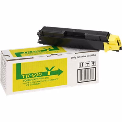 Immagine di Toner Laser KYOCERA TK-590Y 1T02KVANL0 giallo 5000 copie