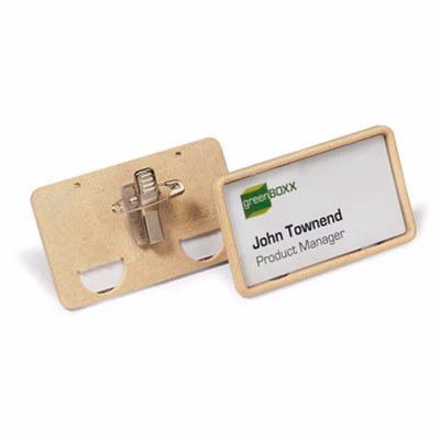 Immagine di Portanome DURABLE ECO c/clip mm 75x40