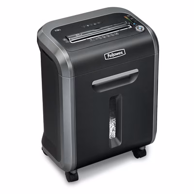 Immagine di Distruggidocumenti a frammenti FELLOWES POWERSHRED 79CI livello sicurezza P-4 colore nero