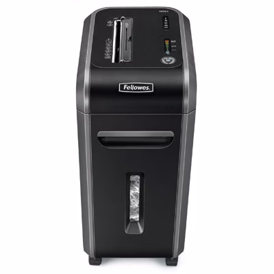 Immagine di Distruggidocumenti a frammenti FELLOWES POWERSHRED 99CI livello sicurezza P-4 colore nero