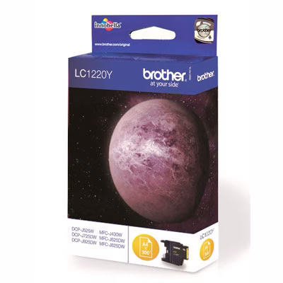 Immagine di Inkjet BROTHER LC-1220Y giallo 300 copie
