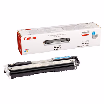Immagine di Toner Laser CANON 729C 4369B002 ciano 1200 copie