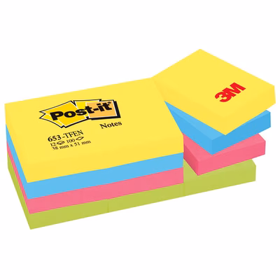 Immagine di Post-it 3M 653-TFEN 100 ff 38x51 energy
