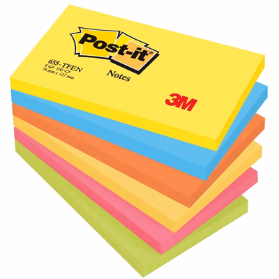 Immagine di Post-it 3M 655-tfen 100 ff 76x127 energy