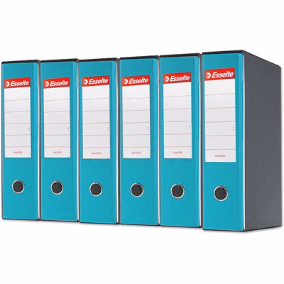 Immagine di Raccoglitore ESSELTE EUROFILE G55 cm 8 prot. turchese