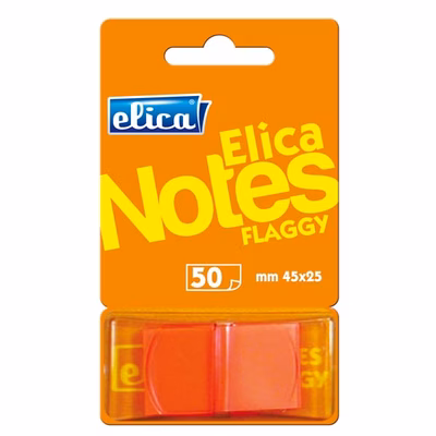 Immagine di Segnapagina ELICA FLAGGY ff50 mm 25x45 arancio