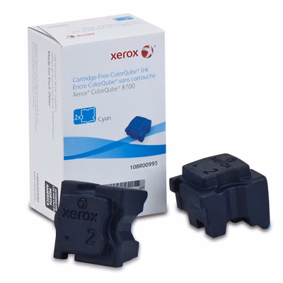 Immagine di Kit 2 solid ink XEROX 108R00995 ciano 4200 copie