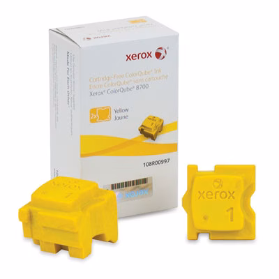 Immagine di Kit 2 solid ink XEROX 108R00997 giallo 4200 copie