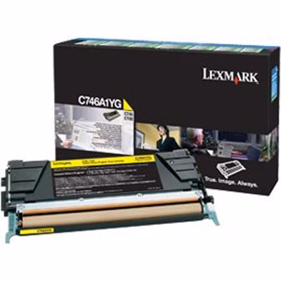 Immagine di Toner Laser return program LEXMARK C746A1YG giallo 7000 copie