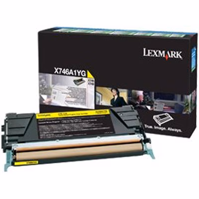 Immagine di Toner Laser return program LEXMARK X746A1YG giallo 7000 copie