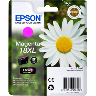 Immagine di Inkjet EPSON C13T18134012 magenta 6,6 ml