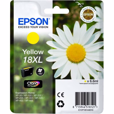 Immagine di Inkjet EPSON C13T18144012 giallo 6,6 ml