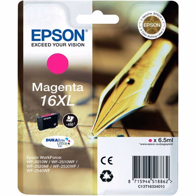 Immagine di Inkjet EPSON C13T16334012 magenta 6,5 ml