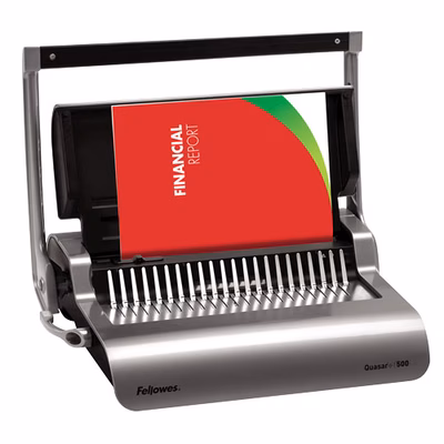Immagine di Rilegatrice ad anelli plastici FELLOWES QUASAR + 500