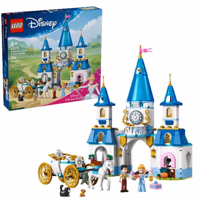 Immagine di Costruzioni LEGO CASTELLO E CARROZZA DI CENERENTOLA 43275A