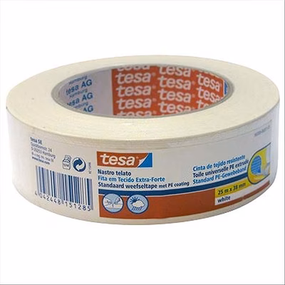 Immagine di Nastro adesivo telato TESA mm 38x25 m colore bianco