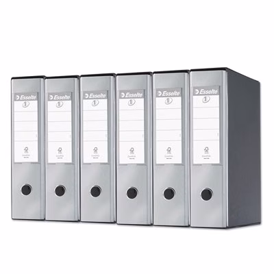 Immagine di Raccoglitore ESSELTE EUROFILE G55 cm 8 prot. grigio met.