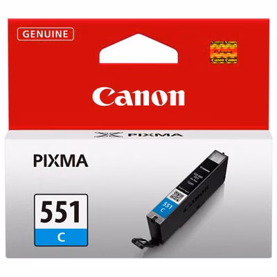 Immagine di Serbatoio Inkjet CANON CLI-551C 6509B001 ciano