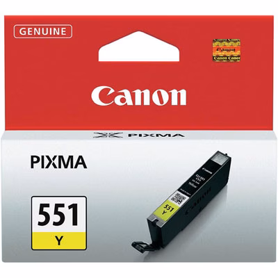 Immagine di Serbatoio Inkjet CANON CLI-551Y 6511B001 giallo