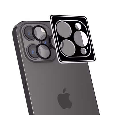 Immagine di Proteggi schermo glass vetro temperato CELLY CAMERALENS - Apple iPhone 16 Pro / iPhone 16 Pro M CAME