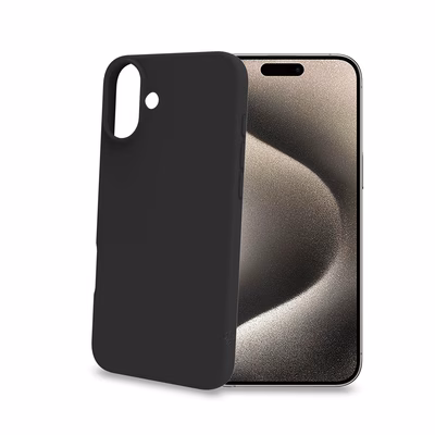 Immagine di Cover tpu Nero CELLY CROMO - Apple iPhone 16 Plus iPhone 16 CASES CROMO1080BK