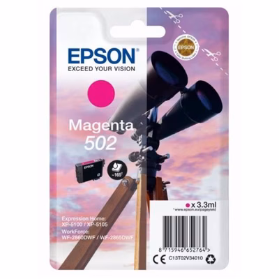 Immagine di Inkjet magenta EPSON BINOCOLO C13T02V34020