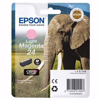 Immagine di Inkjet EPSON C13T24264012 magenta chiaro 4,6 ml
