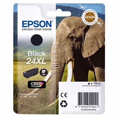 Immagine di Inkjet EPSON C13T24314012 nero 10 ml