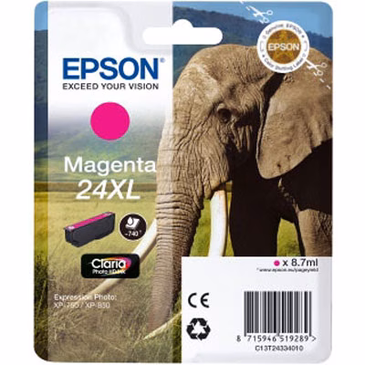 Immagine di Inkjet EPSON C13T24334012 magenta 10 ml