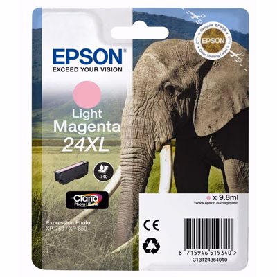 Immagine di Inkjet EPSON C13T24364012 magenta chiaro 10 ml