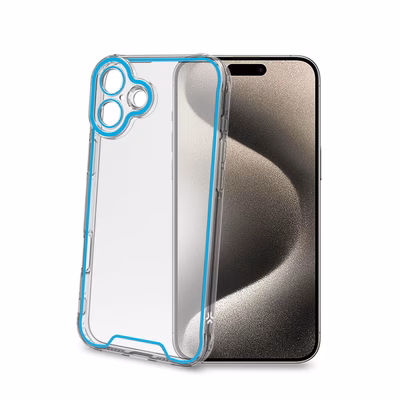 Immagine di Cover tpu Trasparente CELLY GLOW - Apple iPhone 16 Plus iPhone 16 CASES GLOW1080LBF