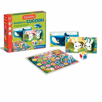 Immagine di Giochi educativi CLEMENTONI GENITORI E CUCCIOLI 16852