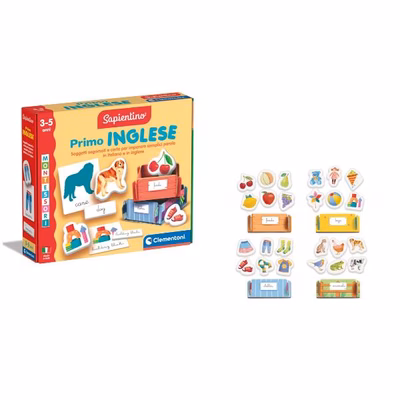 Immagine di Giochi educativi CLEMENTONI MONTESSORI - PRIMO INGLESE 16868