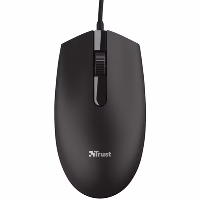 Immagine di TRUST MOUSE CABLATO 160CM - 1200DPI - TRUST BASY - NERO 24271TRS