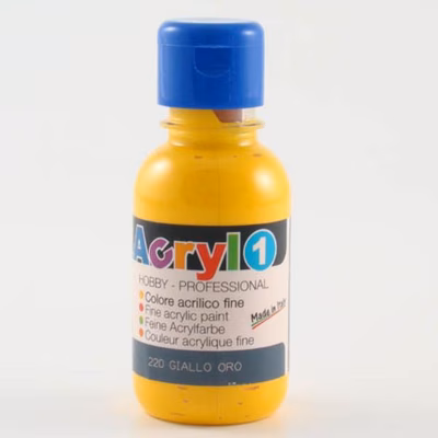 Immagine di Tempera giallo oro acrilica 75ml