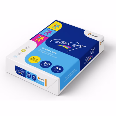 Immagine di Carta bianca per fotocopie A4 g250 MONDI COLORCOPY risma da 125 fogli