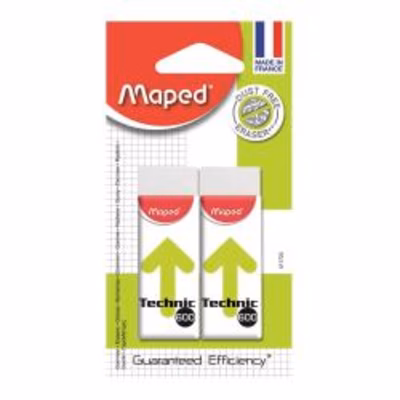 Immagine di Gomma MAPED TECHNIC 600 colore bianco
