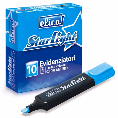 Immagine di Evidenziatore ELICA STARLIGHT azzurro