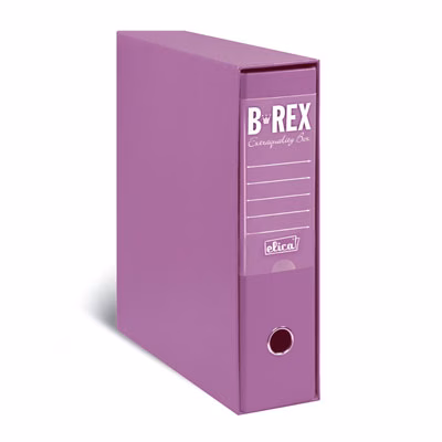 Immagine di Raccoglitore ELICA B-REX dorso cm 8 commerciale colore lilla