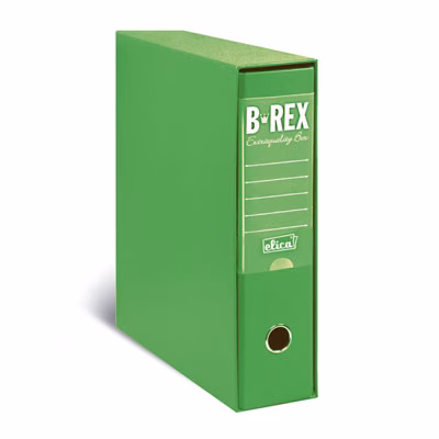 Immagine di Raccoglitore ELICA B-REX dorso cm 8 commerciale colore verde lime