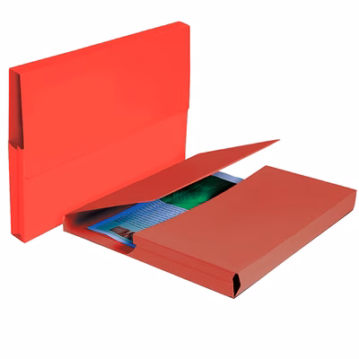 Immagine di Cartellina ELICA CANGURO g260 cm 25,5x32 rosso