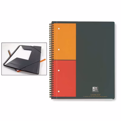 Immagine di Blocco spirale OXFORD MEETINGBOOK A4+ quadri ff160