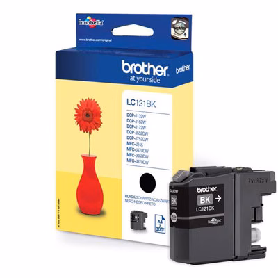 Immagine di Inkjet BROTHER LC-121BK nero 300 copie