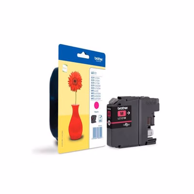 Immagine di Inkjet BROTHER LC-121M magenta 300 copie