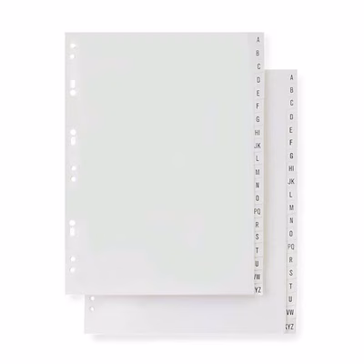 Immagine di Separatore alfabetico A4+ A-SERIES in ppl a-z