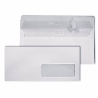 Immagine di Buste autoadesive laser cm 11x23 g 90 c/finestra