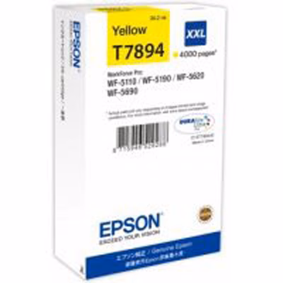 Immagine di Inkjet EPSON T7894 - XXL C13T789440 giallo 34,2 ml