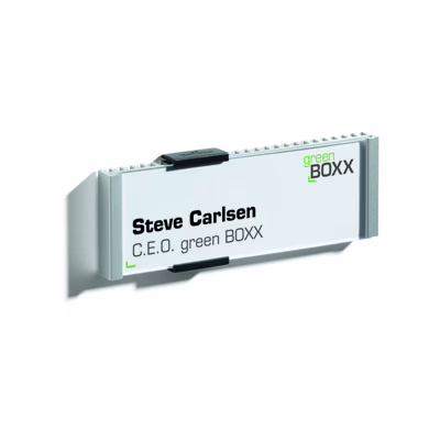 Immagine di Targa DURABLE INFO SIGN allum./acril. cm 14,9x5,25