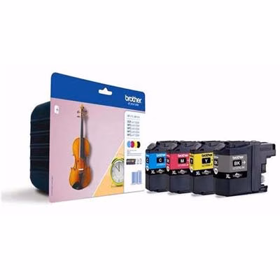 Immagine di Multipack Inkjet BROTHER LC-127XLVALBP nr+col-4pz